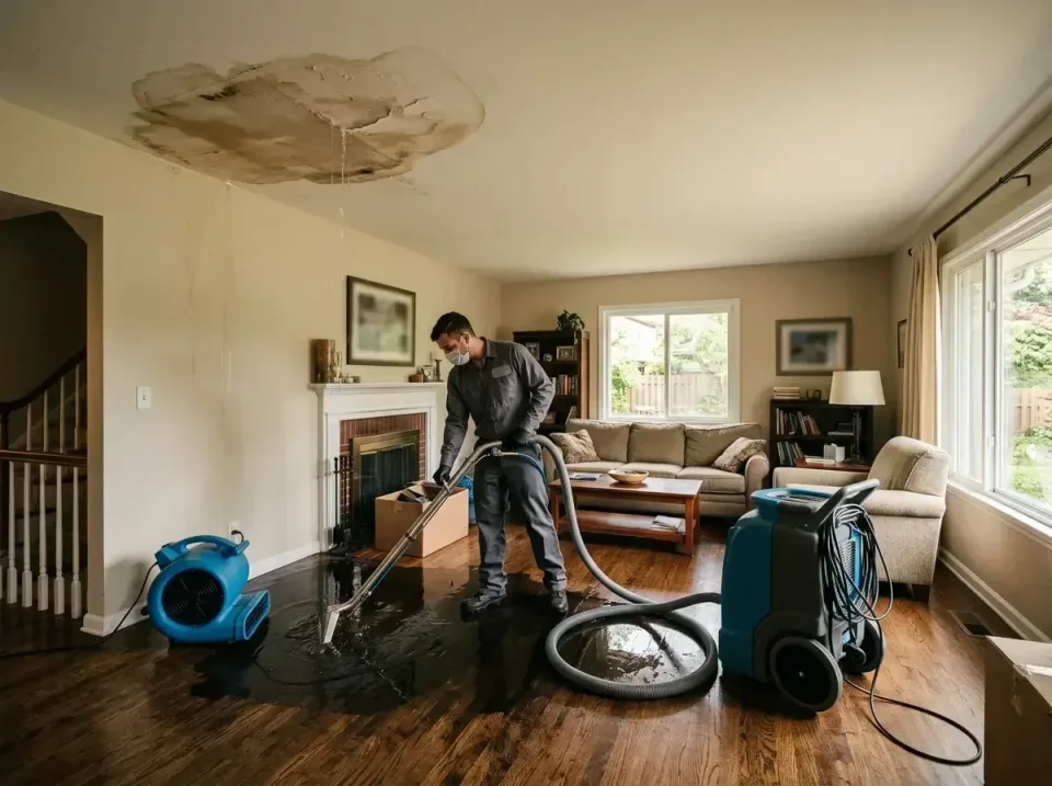 attic-pipe-burst-ceiling-drip-008 — frequently asked questions, Water Damage Restoration & Carpet Care in College Park, MD